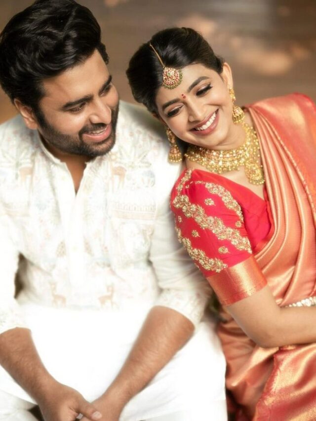 Nara Rohit Sireesha Lella Engagement Pics